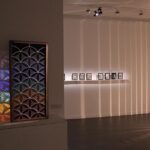 Photo : exposition Art et Lumière des oeuvres d'Hélène Fortin Rince et ALL 3 Site Saint-Sauveur Terres de Montaigu