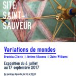 Flyer : variations de mondes au Site Saint-Sauveur Terres de Montaigu