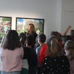 Photo : visite scolaire au Site Saint-Sauveur - Terres de Montaigu