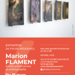 Flyer Marion Flament Résidence Site Saint-Sauveur